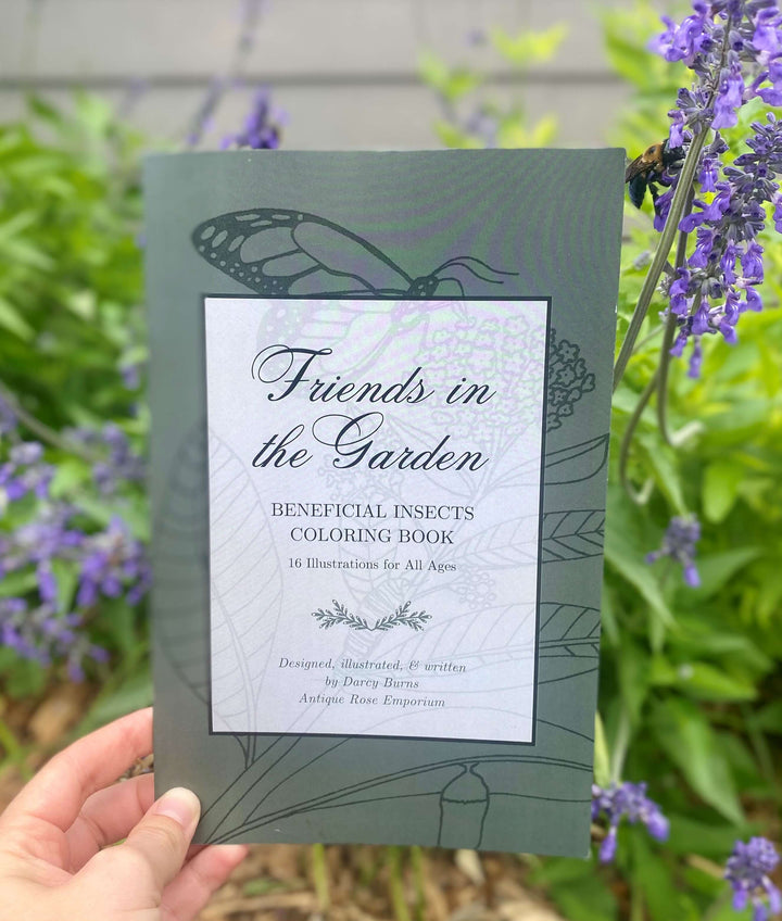 Friends in the Gardens: Beneficial Insects Coloring Book