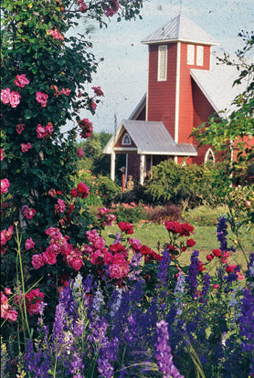 Brenham Texas Chapel in Rose Garden